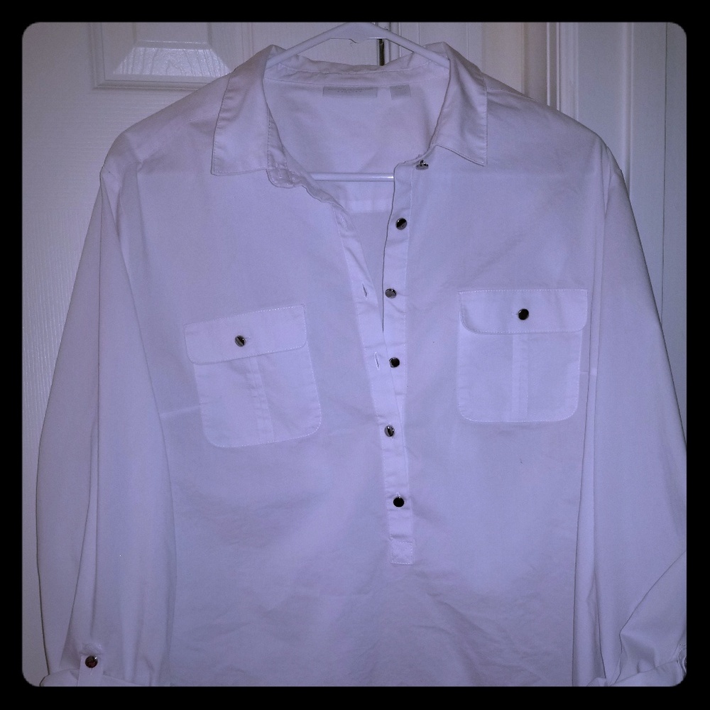 White button down shirt